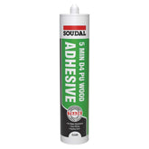 Soudal 5 Minute D4 Wood Adhesive Gel Clear 290ml